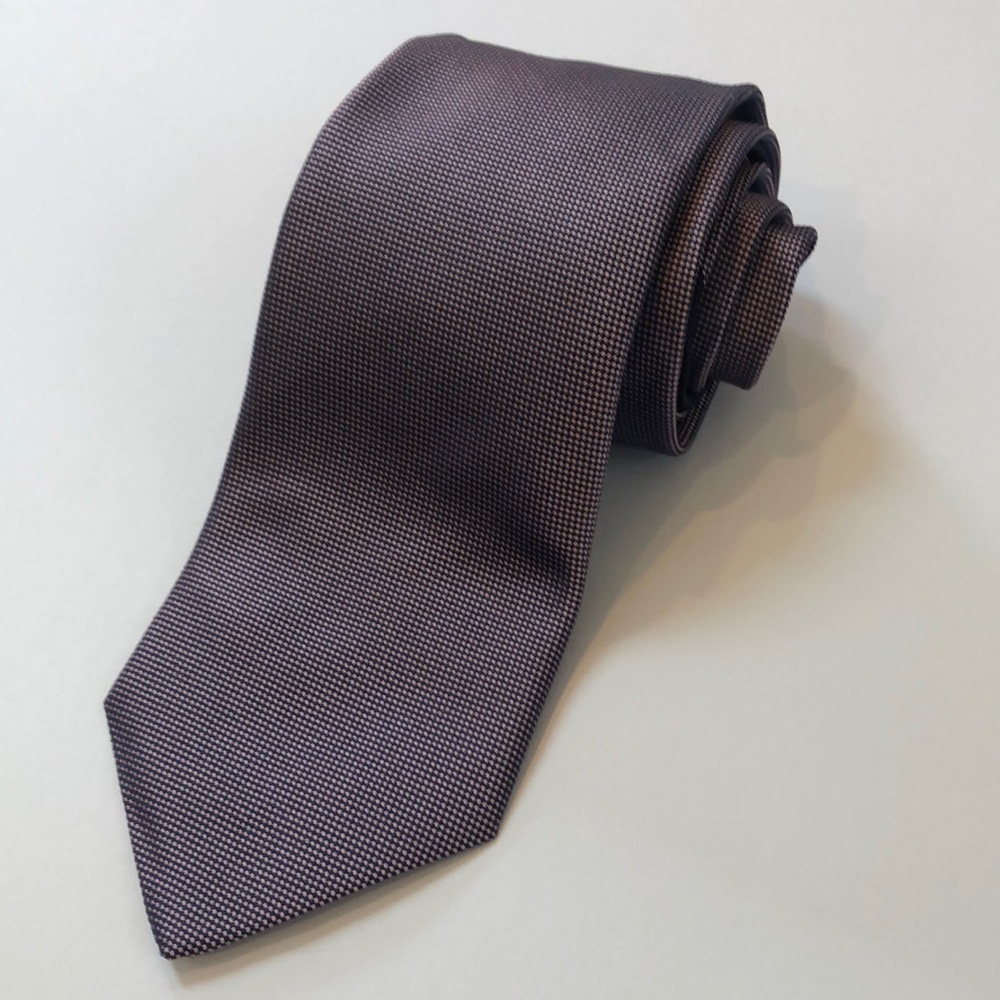 Missoni purple and black micro-checker tie